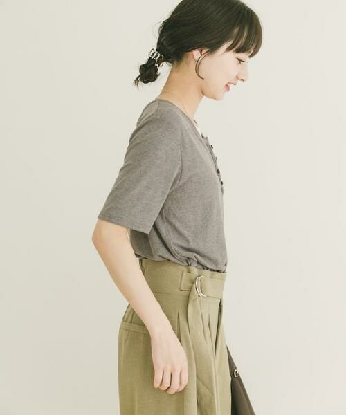 URBAN RESEARCH ITEMS / アーバンリサーチ アイテムズ Tシャツ | リブレイヤード風Tシャツ | 詳細17