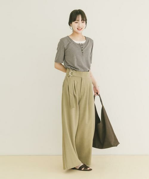 URBAN RESEARCH ITEMS / アーバンリサーチ アイテムズ Tシャツ | リブレイヤード風Tシャツ | 詳細19