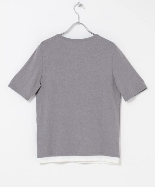 URBAN RESEARCH ITEMS / アーバンリサーチ アイテムズ Tシャツ | リブレイヤード風Tシャツ | 詳細21