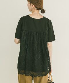 URBAN RESEARCH ITEMS / アーバンリサーチ アイテムズ Tシャツ | バックシャンレースTシャツ