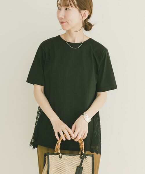 URBAN RESEARCH ITEMS / アーバンリサーチ アイテムズ Tシャツ | バックシャンレースTシャツ | 詳細9