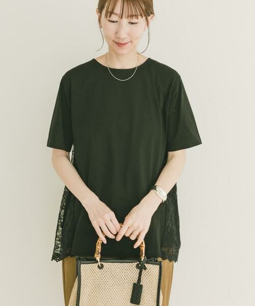 URBAN RESEARCH ITEMS / アーバンリサーチ アイテムズ Tシャツ | バックシャンレースTシャツ | 詳細10
