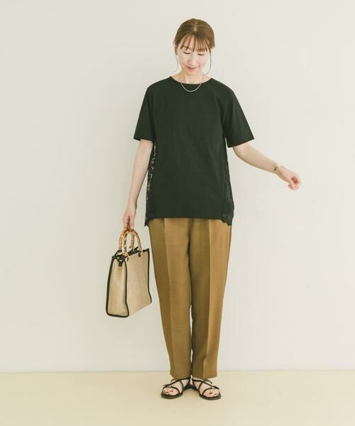 URBAN RESEARCH ITEMS / アーバンリサーチ アイテムズ Tシャツ | バックシャンレースTシャツ | 詳細12