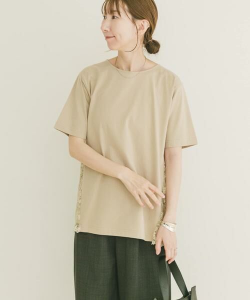 URBAN RESEARCH ITEMS / アーバンリサーチ アイテムズ Tシャツ | バックシャンレースTシャツ | 詳細16