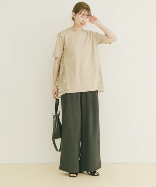 URBAN RESEARCH ITEMS / アーバンリサーチ アイテムズ Tシャツ | バックシャンレースTシャツ | 詳細17