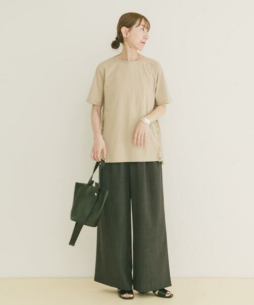 URBAN RESEARCH ITEMS / アーバンリサーチ アイテムズ Tシャツ | バックシャンレースTシャツ | 詳細18