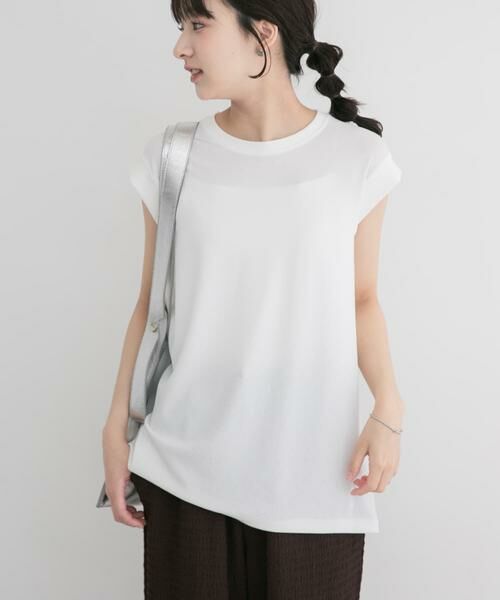 URBAN RESEARCH ITEMS / アーバンリサーチ アイテムズ Tシャツ | カットジョーゼットフレンチTシャツ | 詳細11