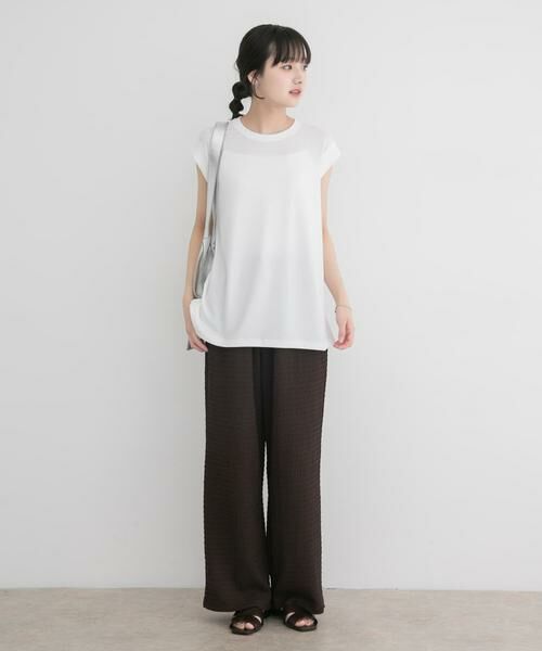 URBAN RESEARCH ITEMS / アーバンリサーチ アイテムズ Tシャツ | カットジョーゼットフレンチTシャツ | 詳細14