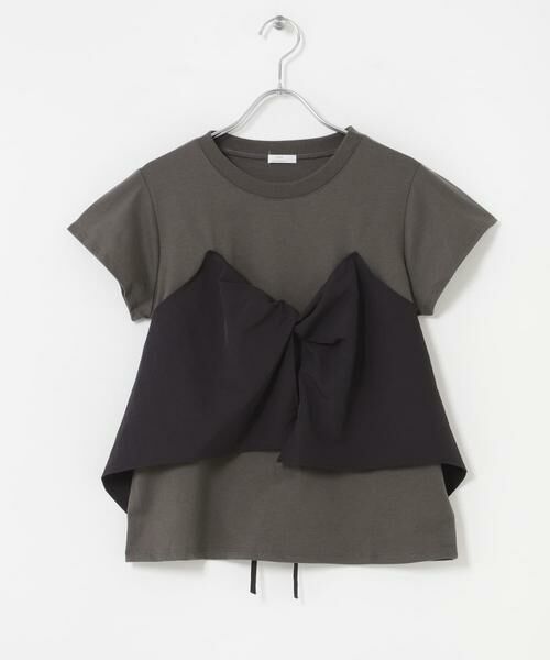 URBAN RESEARCH ITEMS / アーバンリサーチ アイテムズ Tシャツ | ドッキングビスチェTシャツ（ブラック）