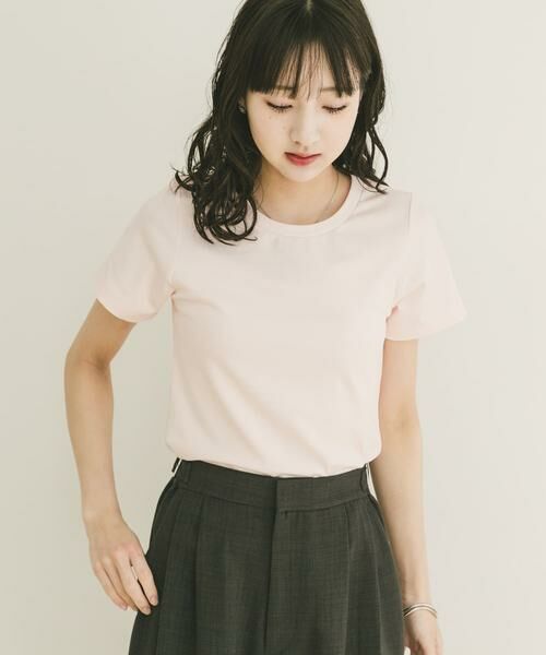 URBAN RESEARCH ITEMS / アーバンリサーチ アイテムズ Tシャツ | コンパクトTシャツ（ライトピンク）