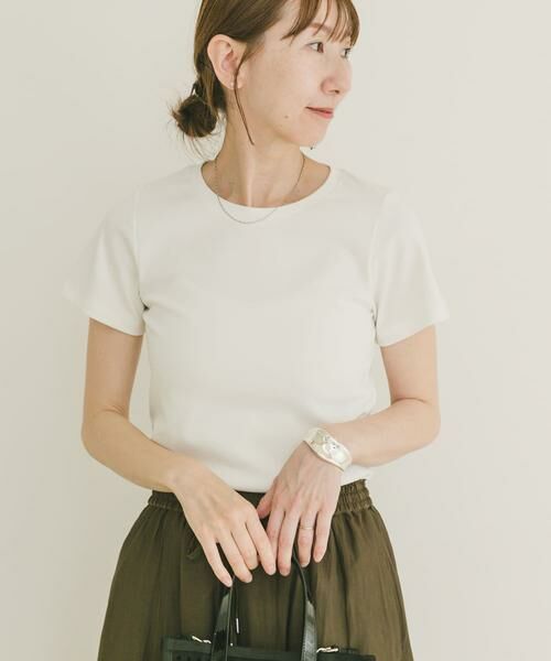 URBAN RESEARCH ITEMS / アーバンリサーチ アイテムズ Tシャツ | コンパクトTシャツ（ホワイト）