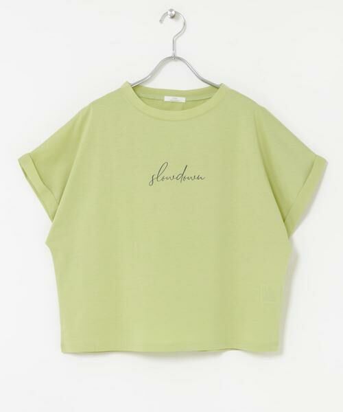 URBAN RESEARCH ITEMS / アーバンリサーチ アイテムズ Tシャツ | 『接触冷感/UVカット』シルケット半袖プリントTシャツ(楽着シリーズ) | 詳細1