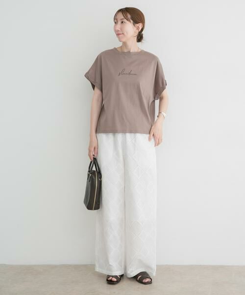 URBAN RESEARCH ITEMS / アーバンリサーチ アイテムズ Tシャツ | 『接触冷感/UVカット』シルケット半袖プリントTシャツ(楽着シリーズ) | 詳細10