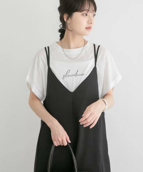URBAN RESEARCH ITEMS / アーバンリサーチ アイテムズ Tシャツ | 『接触冷感/UVカット』シルケット半袖プリントTシャツ(楽着シリーズ) | 詳細17