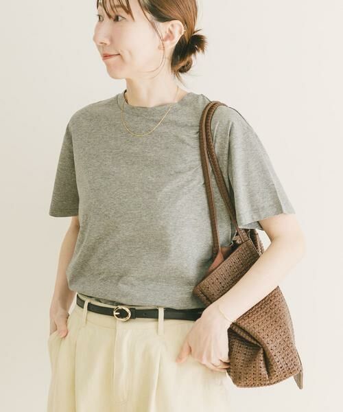 URBAN RESEARCH ITEMS / アーバンリサーチ アイテムズ Tシャツ | シルケット半袖Tシャツ（グレー）