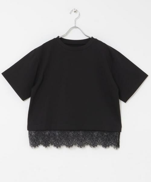 URBAN RESEARCH ITEMS / アーバンリサーチ アイテムズ Tシャツ | 裾レースコンビTシャツ | 詳細19