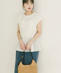 URBAN RESEARCH ITEMS / アーバンリサーチ アイテムズ Tシャツ | レーストリムプルオーバー