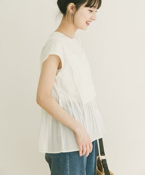 URBAN RESEARCH ITEMS / アーバンリサーチ アイテムズ Tシャツ | レーストリムプルオーバー | 詳細7