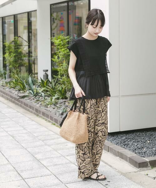 URBAN RESEARCH ITEMS / アーバンリサーチ アイテムズ Tシャツ | レーストリムプルオーバー | 詳細24