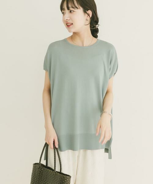 URBAN RESEARCH ITEMS / アーバンリサーチ アイテムズ ニット・セーター | 『洗濯可』ビッグノースリーブニット（ブルー系その他）