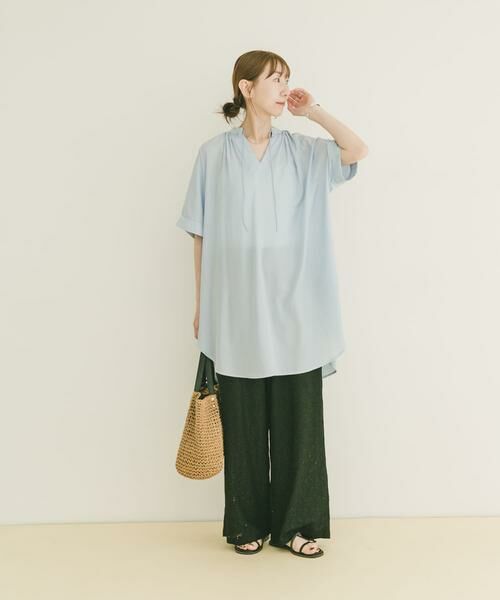 URBAN RESEARCH ITEMS / アーバンリサーチ アイテムズ シャツ・ブラウス | スキッパーチュニックブラウス | 詳細4