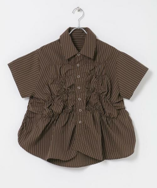 URBAN RESEARCH ITEMS / アーバンリサーチ アイテムズ シャツ・ブラウス | シャーリングストライプシャツ | 詳細6