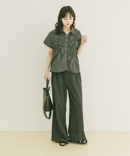 URBAN RESEARCH ITEMS / アーバンリサーチ アイテムズ シャツ・ブラウス | シャーリングストライプシャツ | 詳細13