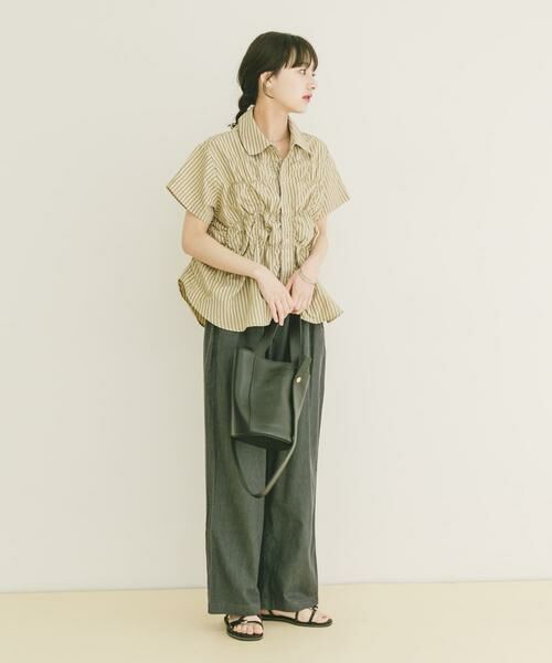 URBAN RESEARCH ITEMS / アーバンリサーチ アイテムズ シャツ・ブラウス | シャーリングストライプシャツ | 詳細21