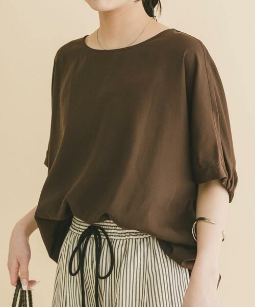URBAN RESEARCH ITEMS / アーバンリサーチ アイテムズ シャツ・ブラウス | REFINED LINEN ドルマンブラウス | 詳細1