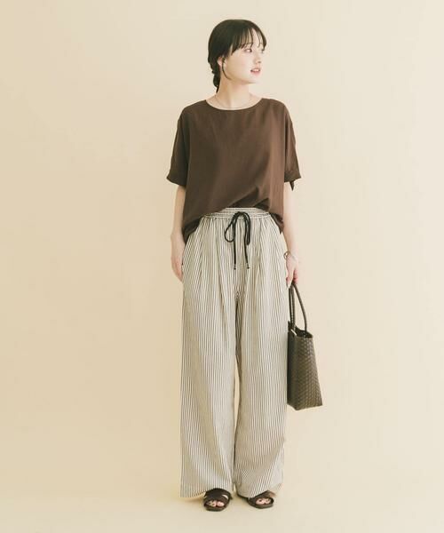 URBAN RESEARCH ITEMS / アーバンリサーチ アイテムズ シャツ・ブラウス | REFINED LINEN ドルマンブラウス | 詳細4
