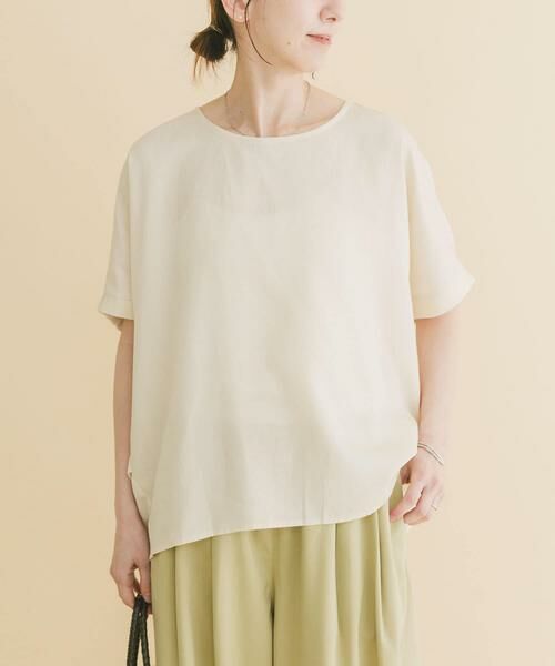 URBAN RESEARCH ITEMS / アーバンリサーチ アイテムズ シャツ・ブラウス | REFINED LINEN ドルマンブラウス | 詳細13