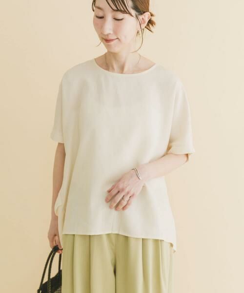URBAN RESEARCH ITEMS / アーバンリサーチ アイテムズ シャツ・ブラウス | REFINED LINEN ドルマンブラウス | 詳細14