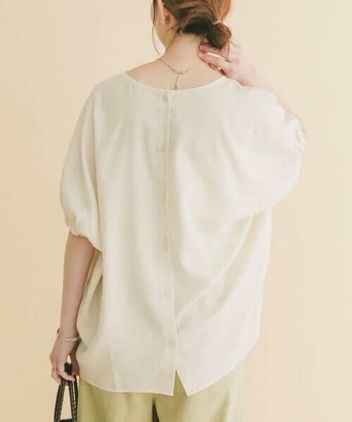URBAN RESEARCH ITEMS / アーバンリサーチ アイテムズ シャツ・ブラウス | REFINED LINEN ドルマンブラウス | 詳細15