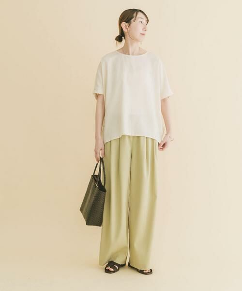 URBAN RESEARCH ITEMS / アーバンリサーチ アイテムズ シャツ・ブラウス | REFINED LINEN ドルマンブラウス | 詳細16