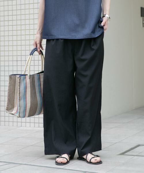URBAN RESEARCH ITEMS / アーバンリサーチ アイテムズ その他パンツ | 『洗濯可』ヨウリュウワイドパンツ（ブラック）