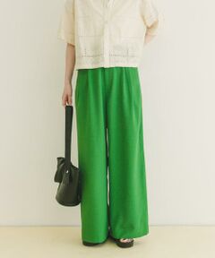 URBAN RESEARCH ITEMS / アーバンリサーチ アイテムズ その他パンツ | 『イージーケア/接触冷感/UVカット』SMOOTH LINEN TOUCH ワイドパンツ