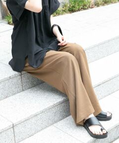 URBAN RESEARCH ITEMS / アーバンリサーチ アイテムズ その他パンツ | 『イージーケア/接触冷感/UVカット』SMOOTH LINEN TOUCH ワイドパンツ