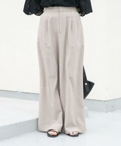 URBAN RESEARCH ITEMS / アーバンリサーチ アイテムズ その他パンツ | 『イージーケア/接触冷感/UVカット』SMOOTH LINEN TOUCH ワイドパンツ