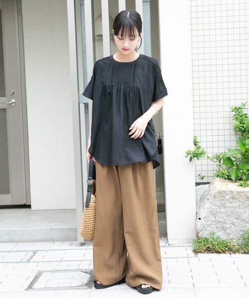 URBAN RESEARCH ITEMS / アーバンリサーチ アイテムズ その他パンツ | 『イージーケア/接触冷感/UVカット』SMOOTH LINEN TOUCH ワイドパンツ | 詳細11