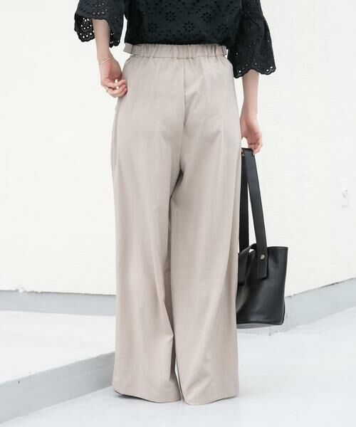URBAN RESEARCH ITEMS / アーバンリサーチ アイテムズ その他パンツ | 『イージーケア/接触冷感/UVカット』SMOOTH LINEN TOUCH ワイドパンツ | 詳細27