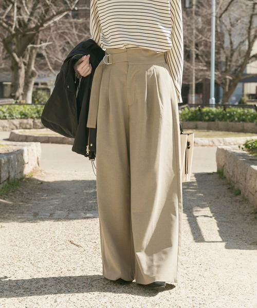 URBAN RESEARCH ITEMS / アーバンリサーチ アイテムズ その他パンツ | アシメデザインベルトパンツ | 詳細13