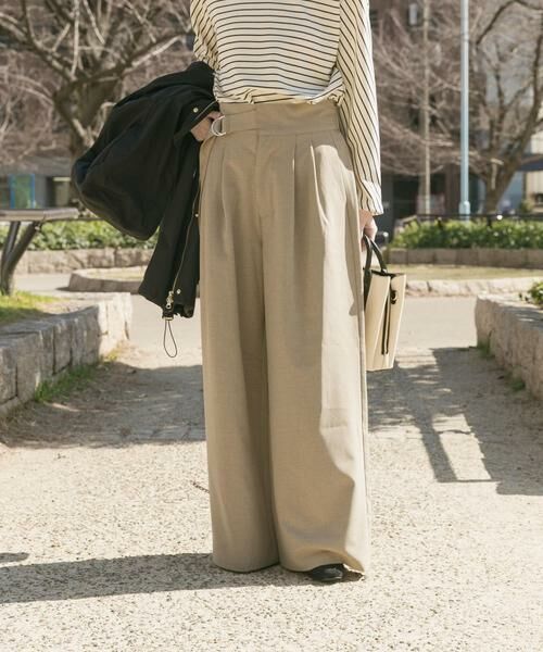 URBAN RESEARCH ITEMS / アーバンリサーチ アイテムズ その他パンツ | アシメデザインベルトパンツ | 詳細14