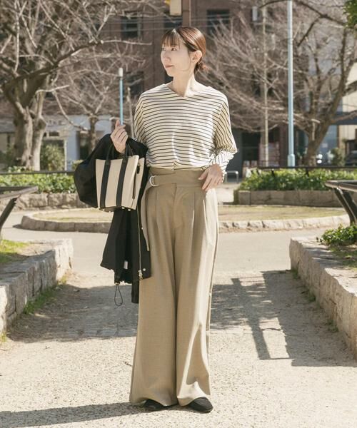 URBAN RESEARCH ITEMS / アーバンリサーチ アイテムズ その他パンツ | アシメデザインベルトパンツ | 詳細15
