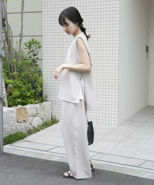 URBAN RESEARCH ITEMS / アーバンリサーチ アイテムズ セットアップ | ベスト×ワイドパンツセット（ベージュ）