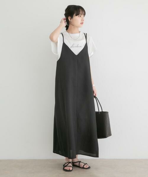 URBAN RESEARCH ITEMS / アーバンリサーチ アイテムズ ワンピース | 『洗濯可』リネンライクバックリボンワンピース | 詳細17