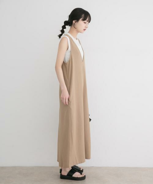 URBAN RESEARCH ITEMS / アーバンリサーチ アイテムズ ワンピース | 『イージーケア/接触冷感/UVカット』SMOOTH LINEN TOUCH ジャンスカ | 詳細3