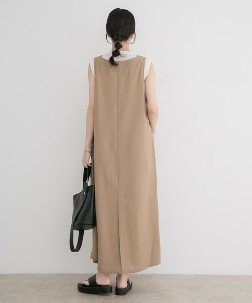 URBAN RESEARCH ITEMS / アーバンリサーチ アイテムズ ワンピース | 『イージーケア/接触冷感/UVカット』SMOOTH LINEN TOUCH ジャンスカ | 詳細4