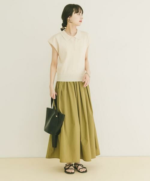 URBAN RESEARCH ITEMS / アーバンリサーチ アイテムズ ワンピース | 『洗濯可』ポロニットドッキングワンピース（オフホワイト）