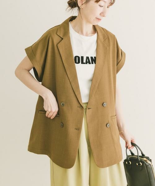 URBAN RESEARCH ITEMS / アーバンリサーチ アイテムズ ベスト | 『洗濯可』SMOOTH LINEN TOUCH ジレ | 詳細1