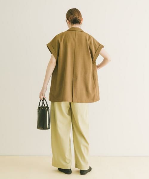 URBAN RESEARCH ITEMS / アーバンリサーチ アイテムズ ベスト | 『洗濯可』SMOOTH LINEN TOUCH ジレ | 詳細3